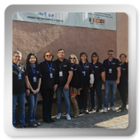 Fotografie de grup a profesorilor participanți la proiect